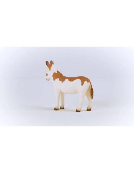 Figura de Burro Americano Manchado Schleich 6.35 cm Juguete Figura de Burro Americano Manchado Schleich 6.35 cm Juguete