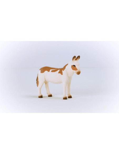 Figura de Burro Americano Manchado Schleich 6.35 cm Juguete Figura de Burro Americano Manchado Schleich 6.35 cm Juguete
