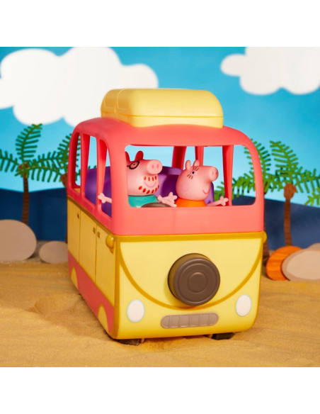 Campervan Peppa Pig Visita Australia con 8 Figuras