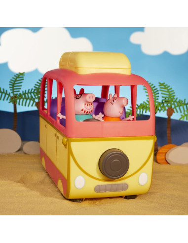 Campervan Peppa Pig Visita Australia con 8 Figuras