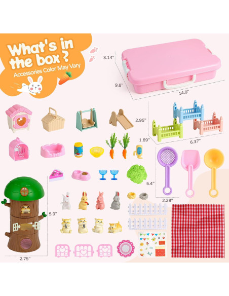 Kit Sensorial de Arena para Niños KNASON Conejo y Hámster Kit Sensorial de Arena para Niños KNASON Conejo y Hámster