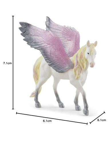 Figura Pegaso del Amanecer Schleich 15x15x18 cm para niños