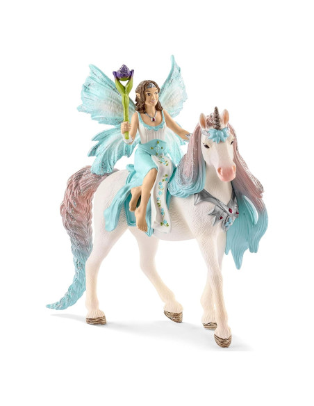 Schleich Hada Eyela con Unicornio Princesa - Juguete 3 Piezas Schleich Hada Eyela con Unicornio Princesa - Juguete 3 Piezas
