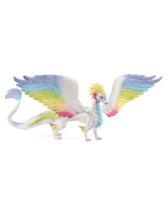 Figura Dragón Arcoíris Schleich 30,48 cm Alas Móviles