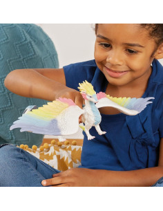 Figura Dragón Arcoíris Schleich 30,48 cm Alas Móviles 2