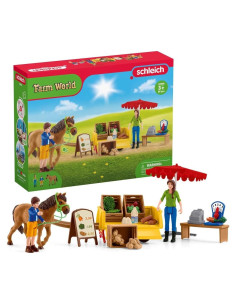 Juego de Granja Móvil Schleich Sunny Day con Muñecos y Animales