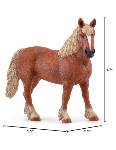Juguete Caballo de Carga Belga Schleich 11.7 cm para Niños
