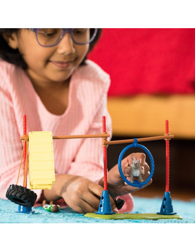 Set de Juego Schleich Farm World Agilidad Cachorros 14 Piezas