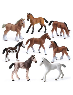 Set de 8 Figuras de Caballos UANDME - Juguetes Realistas