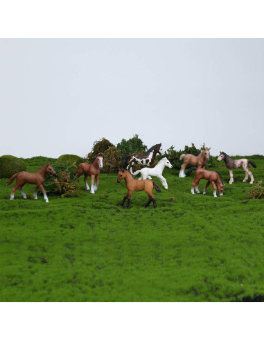 Set de 8 Figuras de Caballos UANDME - Juguetes Realistas