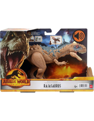 Figura Rajasaurus Mattel Jurassic World 33 cm con Sonido