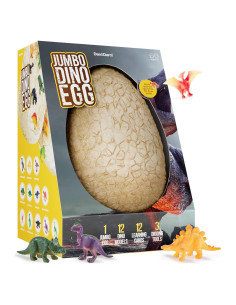 Huevo de Pascua Jumbo Dan&Darci con 12 Dinosaurios Sorpresa