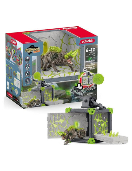 Juguete de Acción Schleich Camaleón de Piedra - 7 años+