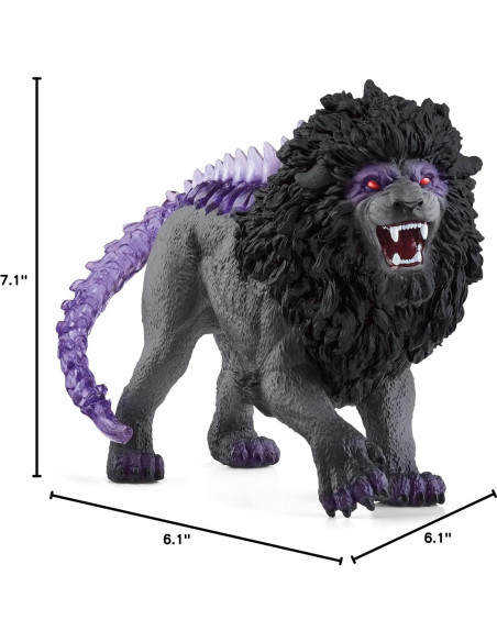 Figura León Sombra Mítico Schleich 15x15x18cm para 7+ Figura León Sombra Mítico Schleich 15x15x18cm para 7+
