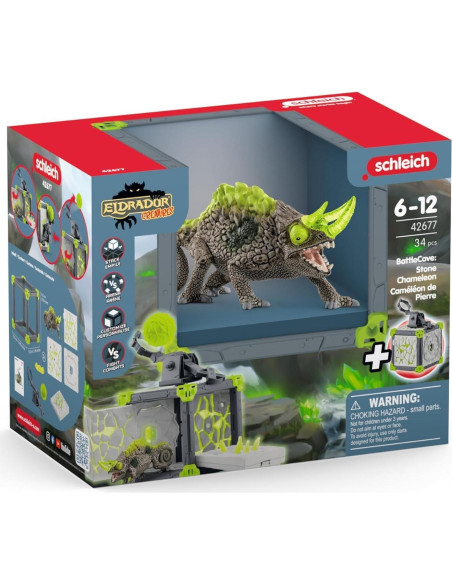 Juguete de Acción Schleich Camaleón de Piedra - 7 años+