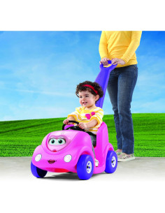 Coche de Montar Step2 para Niños Rosa con Cinturón y Claxon 2