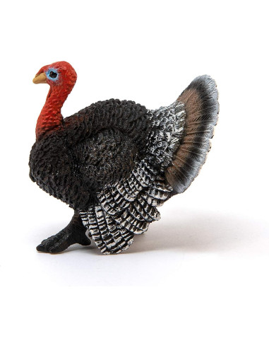 Pavo Realista Schleich - Juguete Educativo 5x5.8 cm