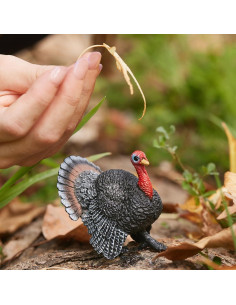 Pavo Schleich Mundo de Granja Juguete Realista 5,58 cm 2