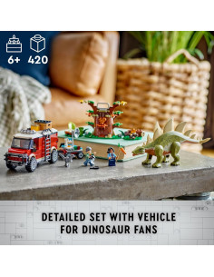 LEGO Mundo Jurásico Estegosaurio 420 Piezas 6+ 2