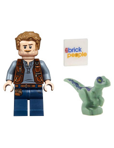 LEGO Mundo Jurásico Owen Grady y Dinosaurio Bebé 10757