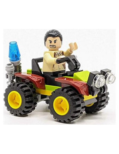 Minifigura LEGO Vic Hoskins + Vehículo Patrulla 5 cm