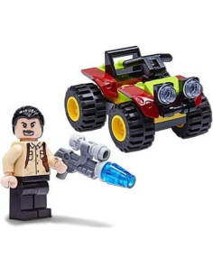 Minifigura LEGO Vic Hoskins + Vehículo Patrulla 5 cm 2