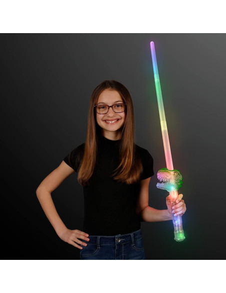 Espada Expandible LED T-Rex 87.6 cm - FlashingBlinkyLights Espada Expandible LED T-Rex 87.6 cm - FlashingBlinkyLights