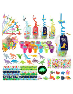 Favoritos de Fiesta de Dinosaurios MOVINPE - 12 Vasos Reutilizables