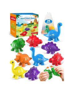 Juguetes Educativos Dinosaurios ABC 26PCS Walenty