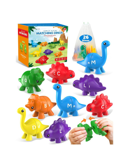Juguetes Educativos Dinosaurios ABC 26PCS Walenty
