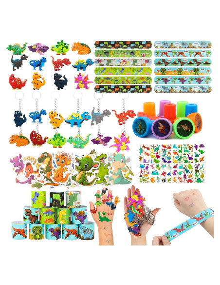 108 Piezas Fiesta Dinosaurios CHRIMISS Sellos Pulseras Tatuajes 108 Piezas Fiesta Dinosaurios CHRIMISS Sellos Pulseras Tatuajes