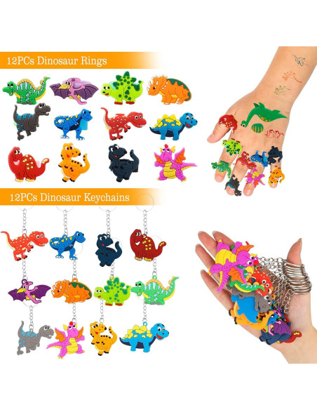108 Piezas Fiesta Dinosaurios CHRIMISS Sellos Pulseras Tatuajes 108 Piezas Fiesta Dinosaurios CHRIMISS Sellos Pulseras Tatuajes