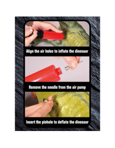 Dinosaurio Inflable Grande YONGJULE T-Rex 71 cm para Niños 2