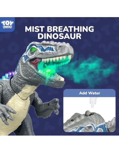 Dinosaurio Robot Control Remoto STEAM Life Velociraptor LED