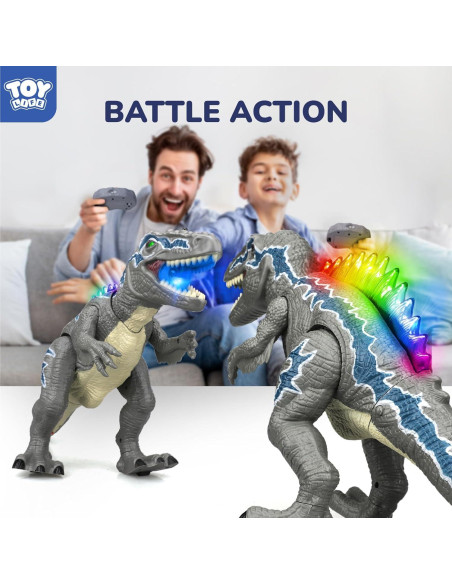 Dinosaurio Robot Control Remoto STEAM Life Velociraptor LED