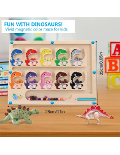 Rompecabezas Magnético Montessori FURNIZONE Dinosaurios 3-4 Años 2