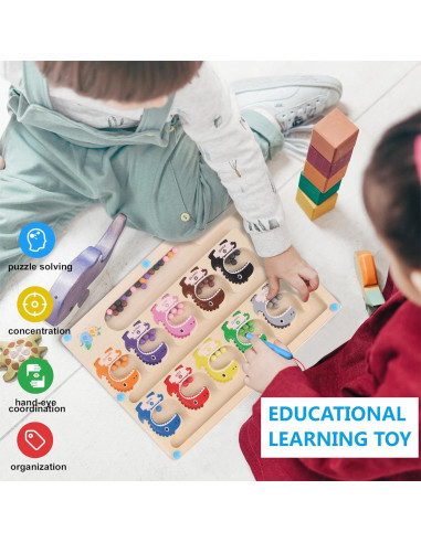 Rompecabezas Magnético Montessori FURNIZONE Dinosaurios 3-4 Años