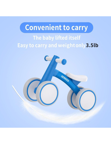 Bicicleta de Equilibrio SEREED para Bebés 12-24 Meses