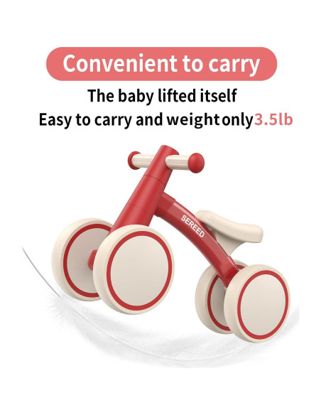 Bicicleta de Equilibrio SEREED UD30 para Bebés 1-2 Años