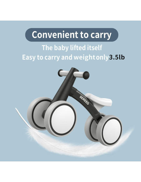 Bicicleta de Equilibrio SEREED UD30 para Bebés 1-2 Años