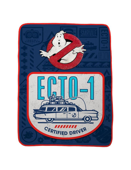 Cobertor Ghostbusters Afterlife Franco 116x152 cm Suave