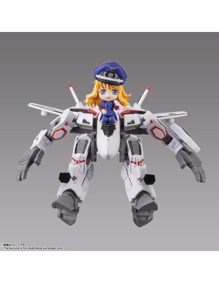 Figura Coleccionable Bandai Macross VF-25F con Sheryl Figura Coleccionable Bandai Macross VF-25F con Sheryl