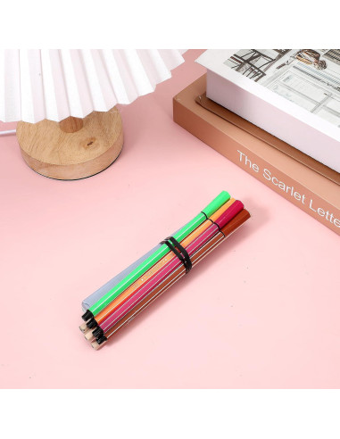 100 Bandas de Goma Negras de Silicona 25mm Reutilizables