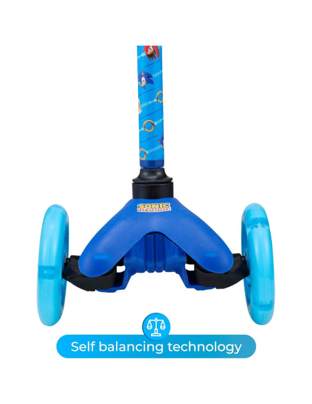 Scooter Voyager Sonic 3 Ruedas con Luces LED 2,08 kg