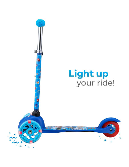 Scooter Voyager Sonic 3 Ruedas con Luces LED 2,08 kg