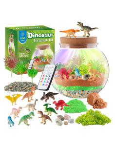 Kit Terrario Iluminado de Dinosaurios - Juguete DIY 5-12 Años