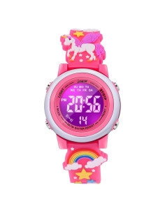 Reloj 3D Unicornio VAPCUFF para Niñas 3-12 Años Resistente