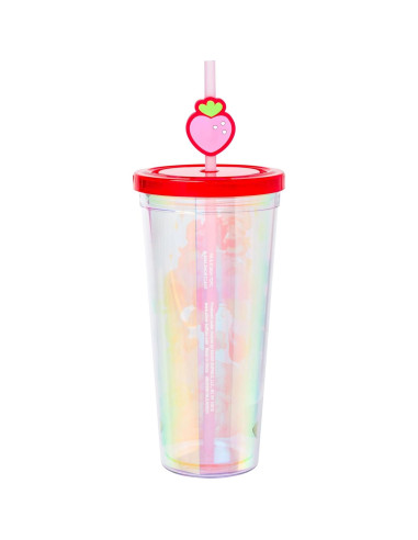 Vaso Frío Iridiscente Silver Buffalo 710ml Care Bears