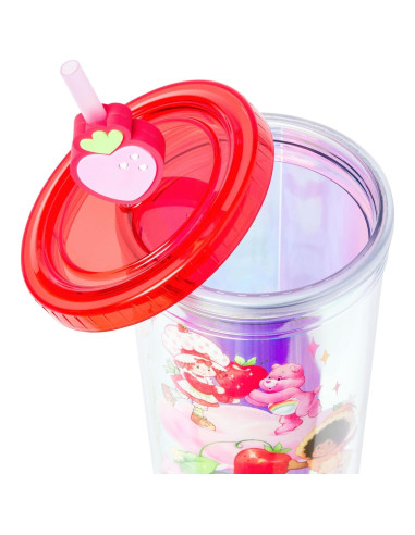 Vaso Frío Iridiscente Silver Buffalo 710ml Care Bears