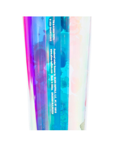 Vaso Frío Iridiscente Silver Buffalo 710ml Care Bears
